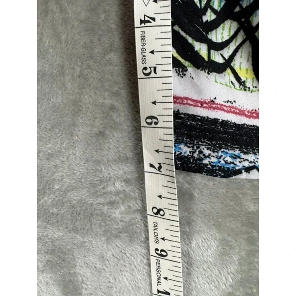 Maui and Sons Swim Trunks Mens Medium Shark Tropical‎ Graphic Board Shorts Multi